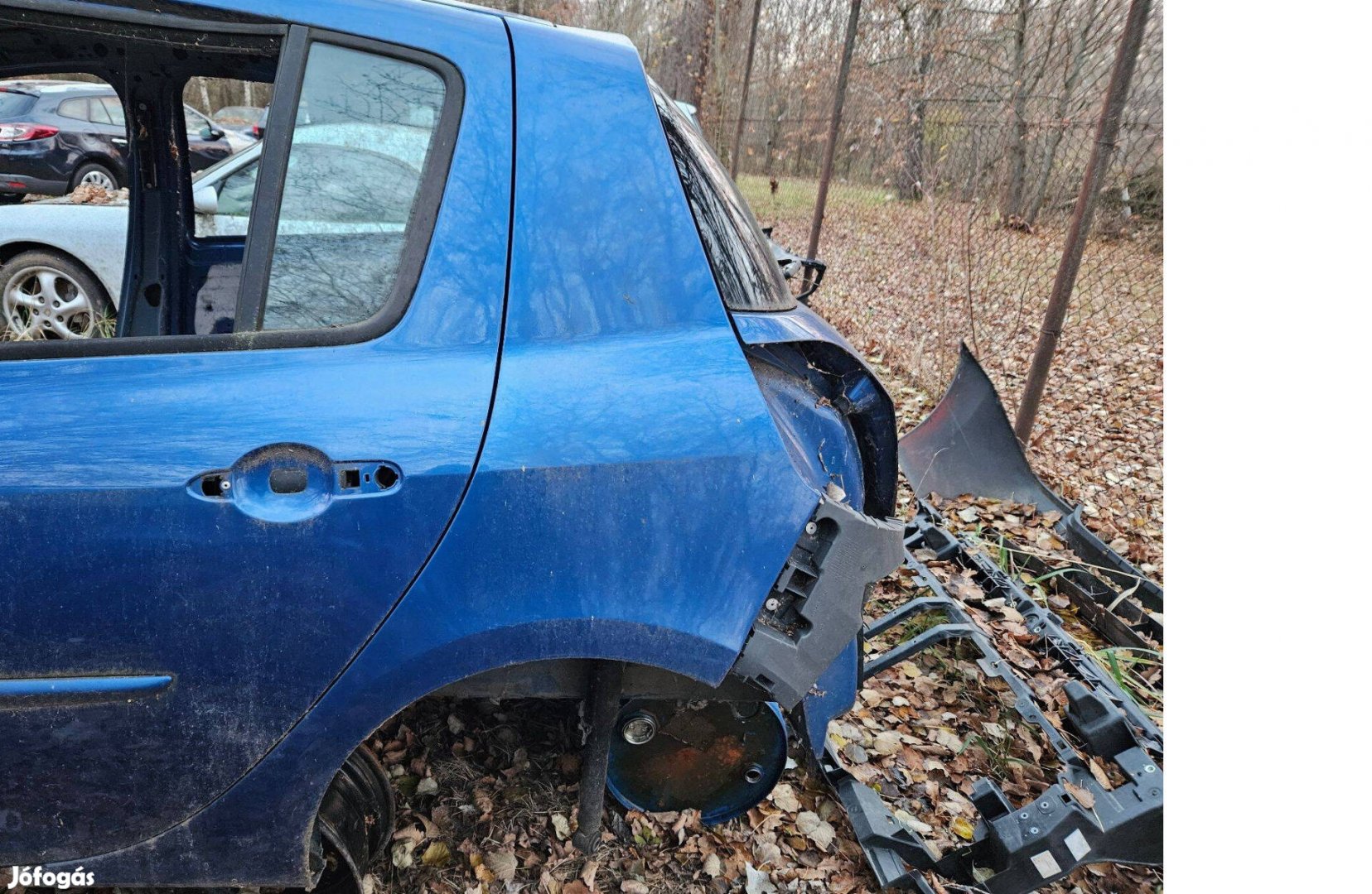 Renault Clio 3 bal hátsó sárvédő negyed