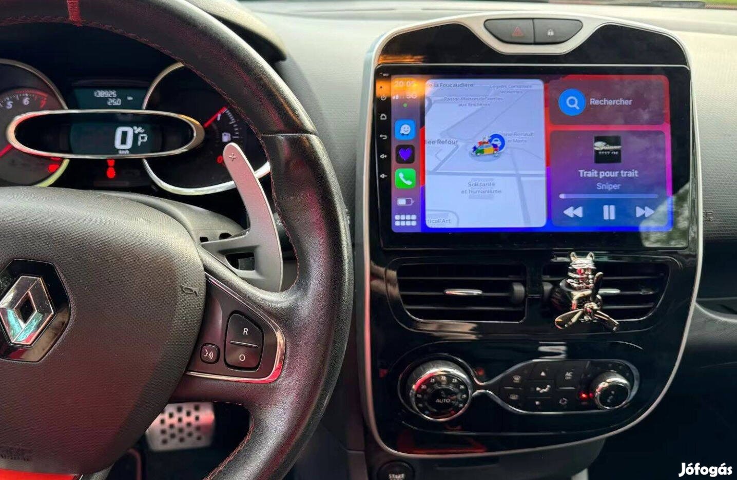 Renault Clio 4 Android Multimédia Navigáció Rádió Fejegység Kijelző