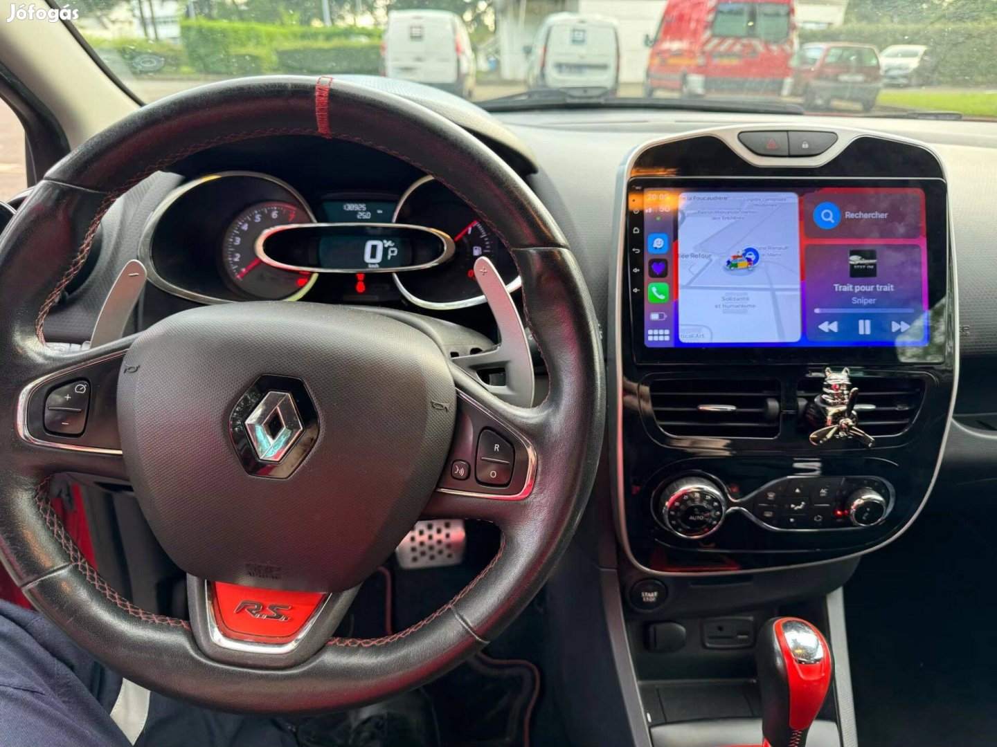 Renault Clio 4 Android Multimédia Navigáció Rádió Fejegység Kijelző