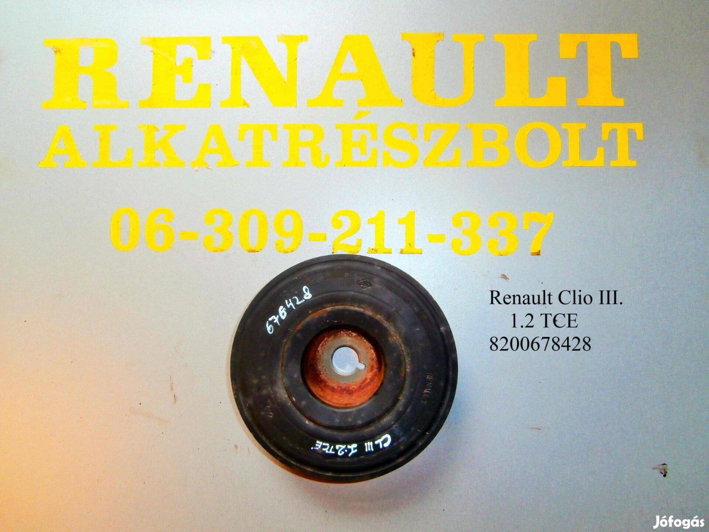 Renault Clio III 1.2 TCE főtengely ékszíjtárcsa