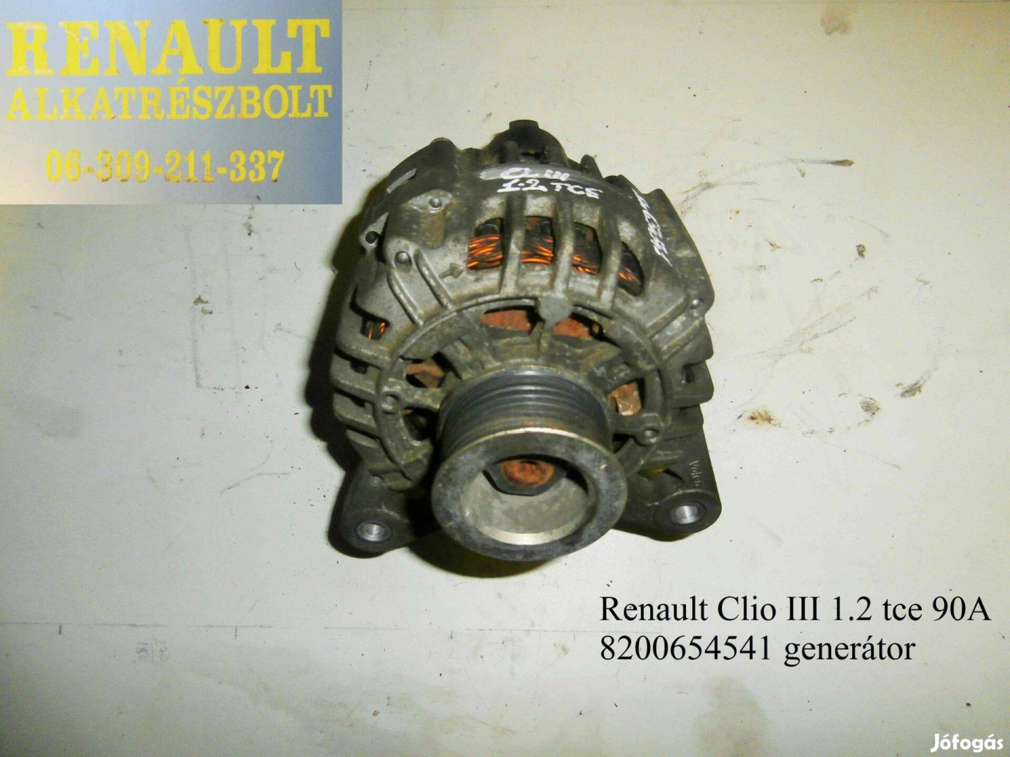 Renault Clio III 1.2 tce 90 A 8200654541 generátor