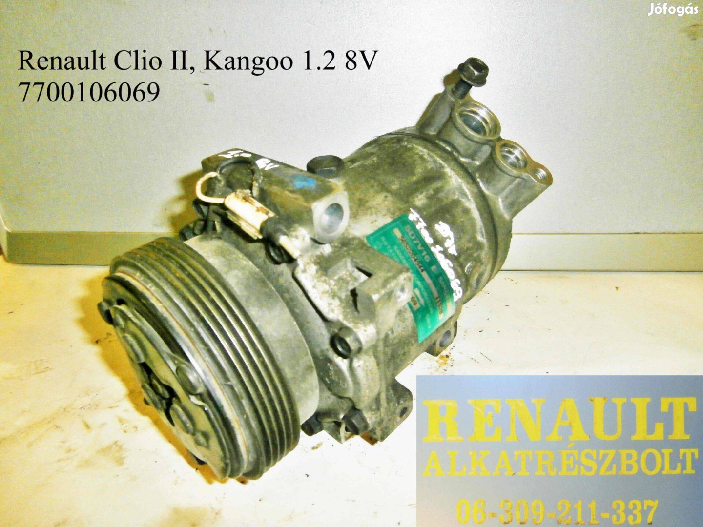 Renault Clio II, Kangoo 1.2 8V 7700106069 klímakompresszor