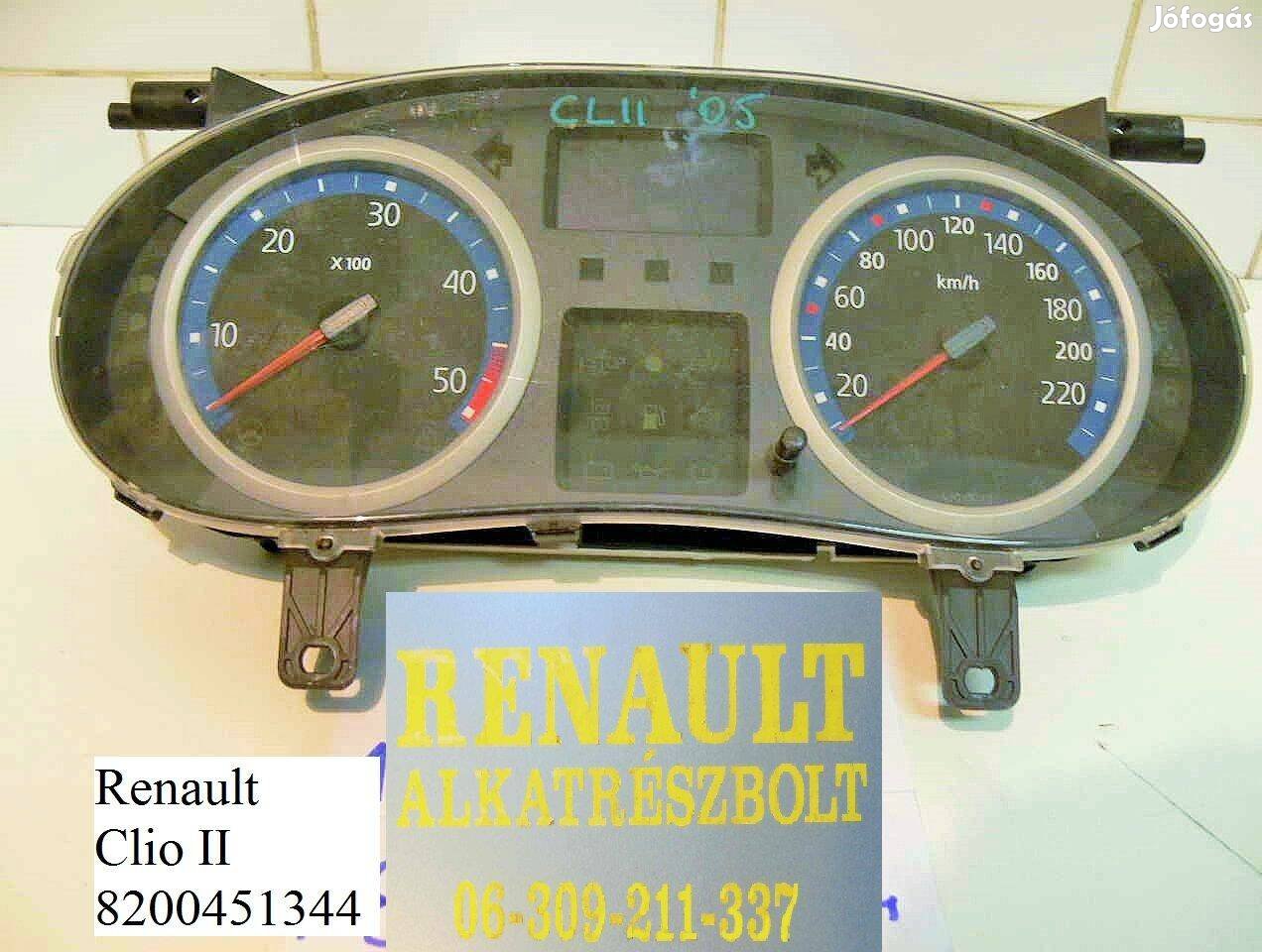 Renault Clio II. műszerfal 8200451344