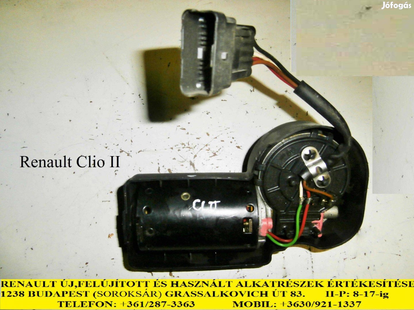 Renault Clio II ablaktörlő motor