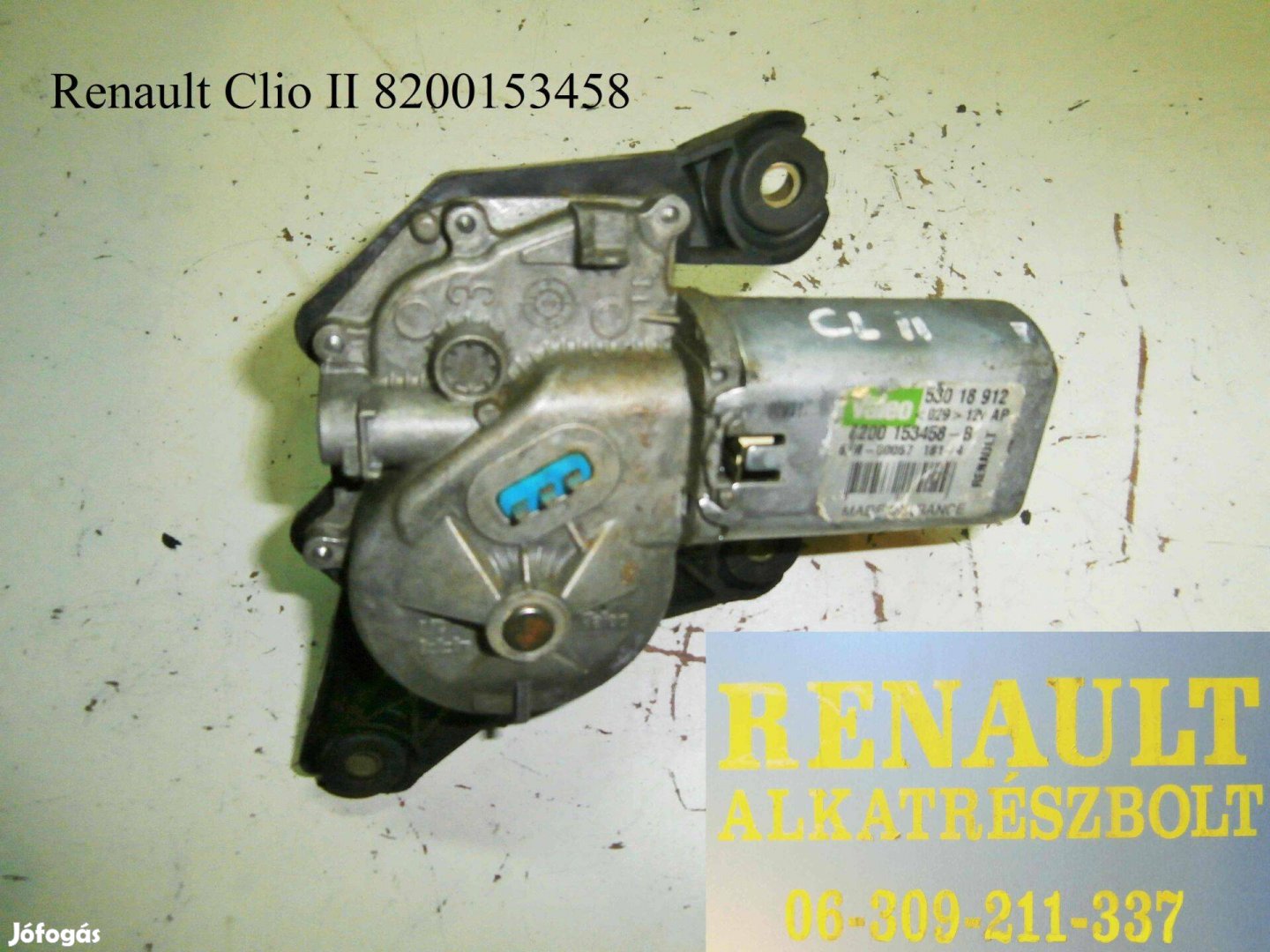 Renault Clio II hátsó ablaktörlő 2001-2006 8200153458