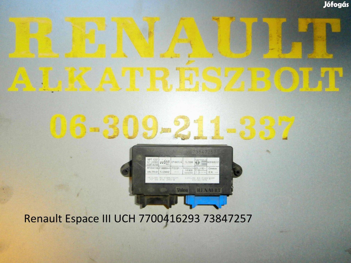 Renault Espace III UCH komfort elektronika 7700416293 73847257