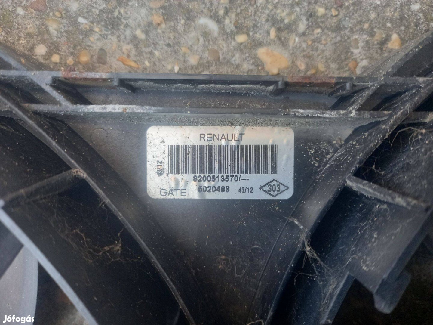 Renault Espace ventillátor keret 2012-2015