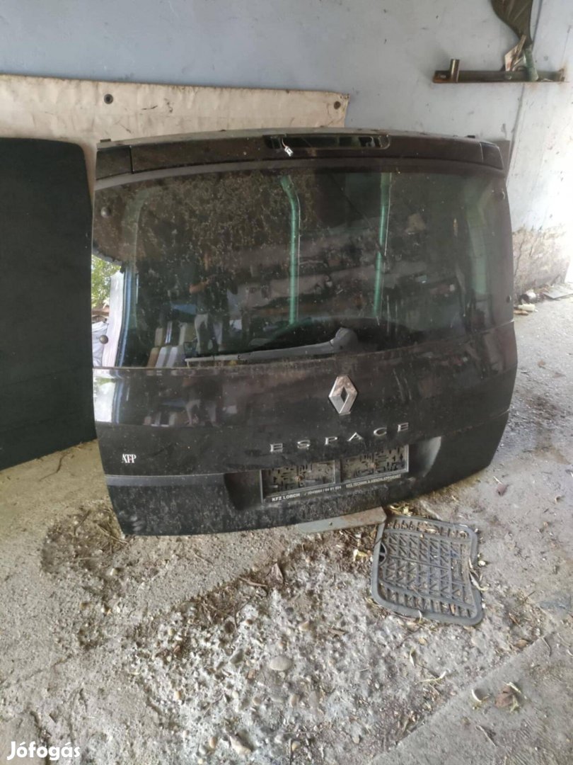 Renault Grand Espace 4 csomagtér ajtó üveg nyitható nv676 szín kód