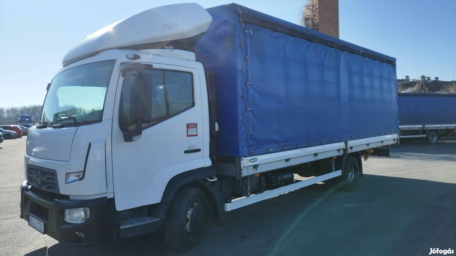 Renault Kadia 7,5t ponyvás teherautó