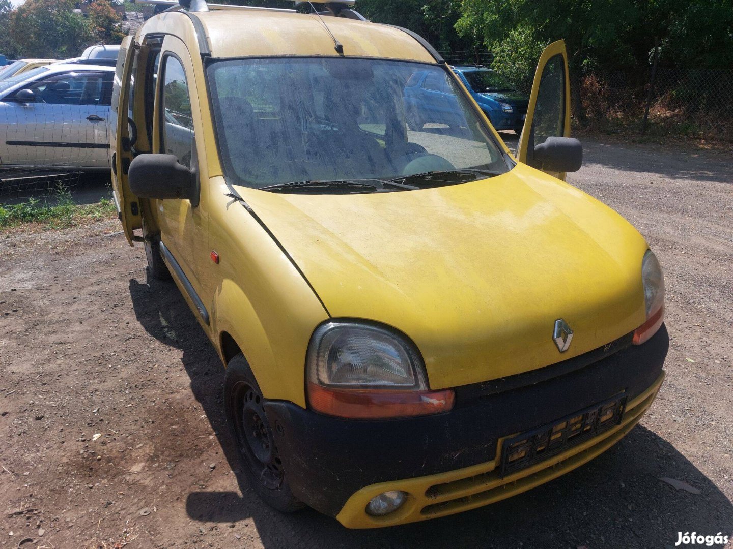 Renault Kangoo 1 karosszéia elemei sárga