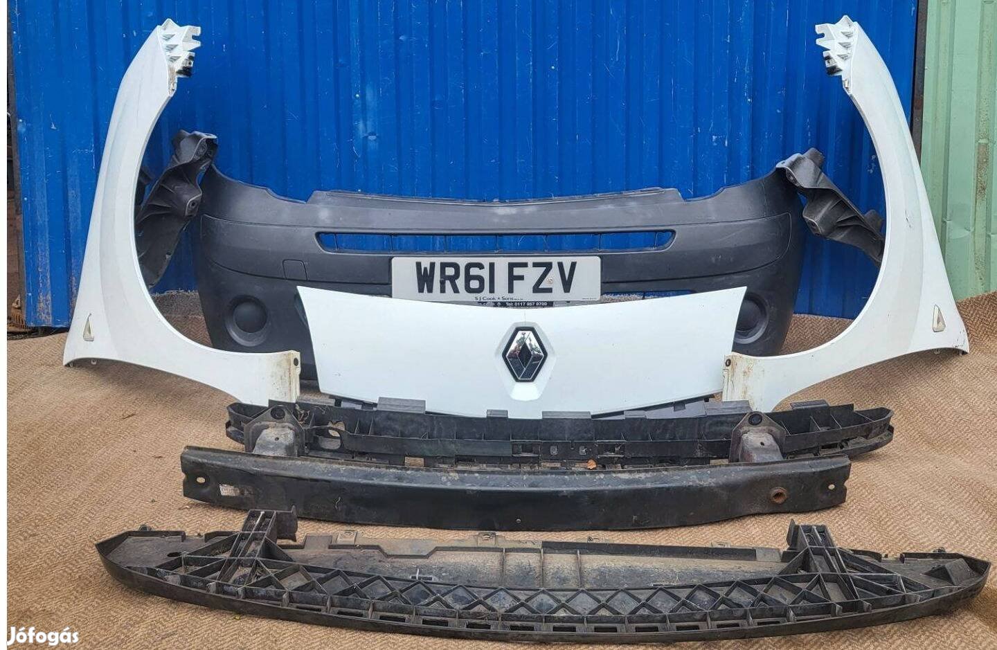 Renault Kangoo 2 II 2008- 8200501555 első lökhárító belső merevítő