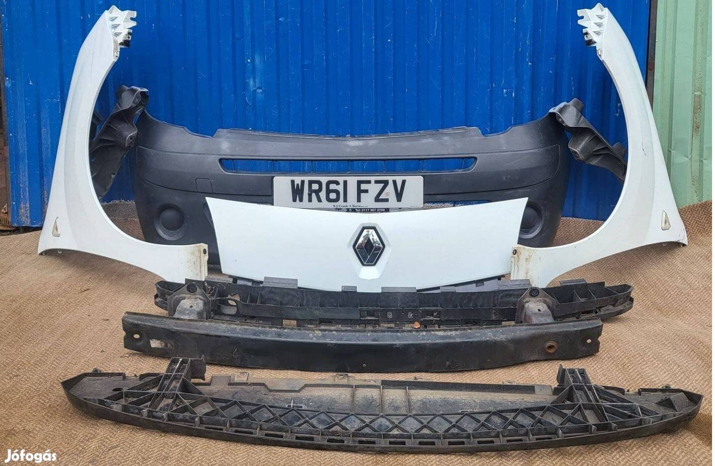 Renault Kangoo 2 II 2008- gyári bal, jobb sárvédő, sárvédő tartó