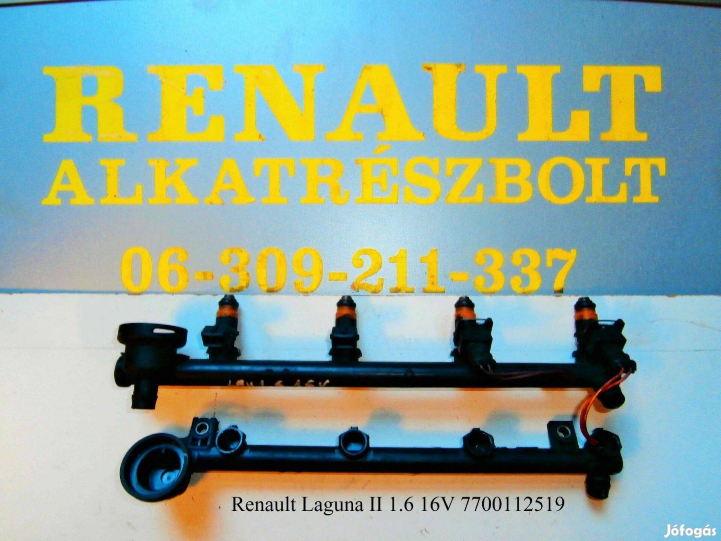Renault Laguna II 1.6 16V 7700112519 injektor, injektor híd