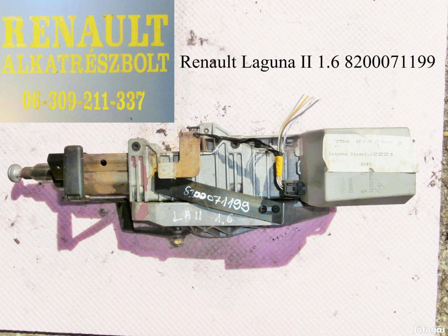 Renault Laguna II 1.6 8200071199 kormányoszlop