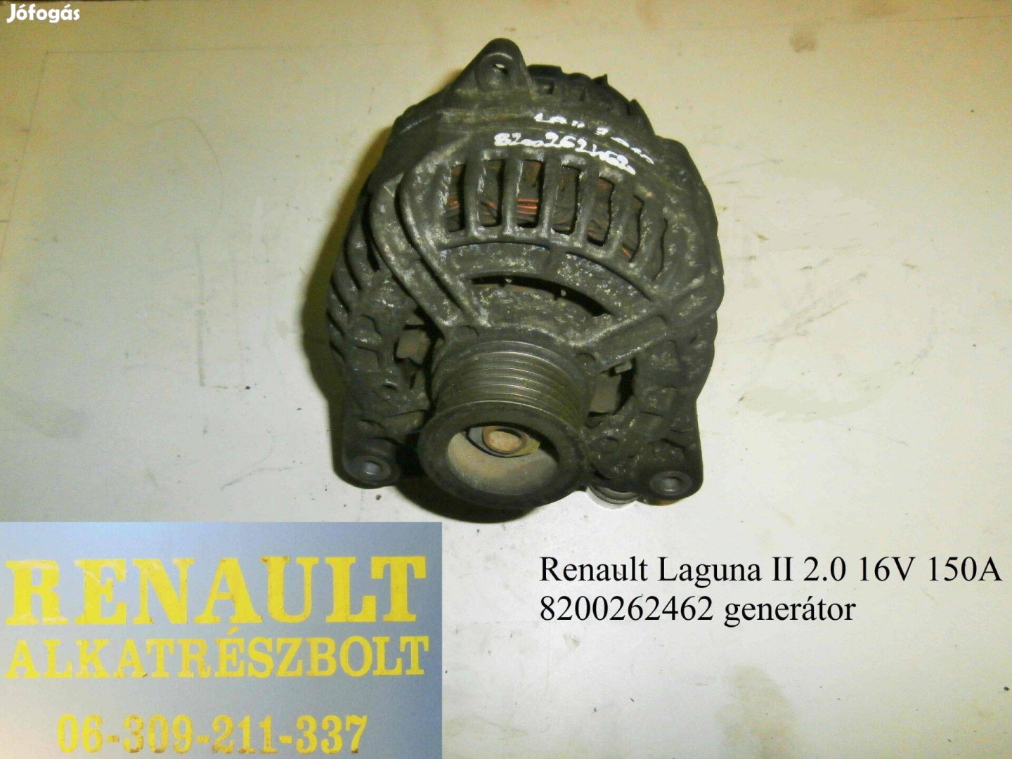 Renault Laguna II 2.0 16V 150 A 8200262462 generátor