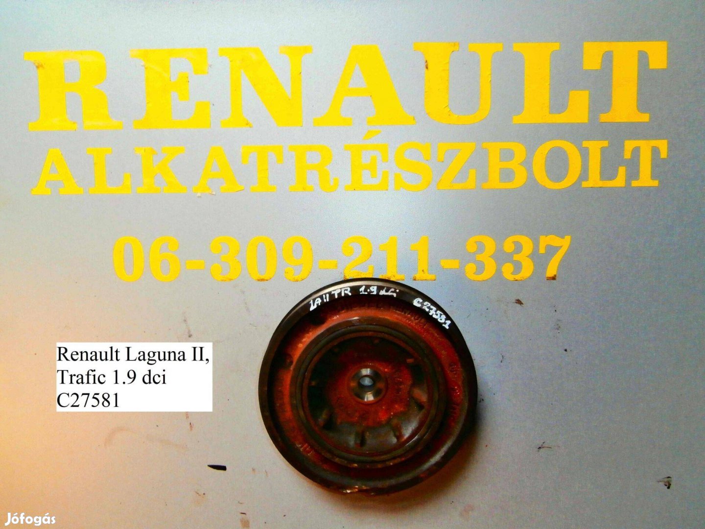 Renault Laguna II, Trafic 1.9 dci C27581 főtengely ékszíjtárcsa