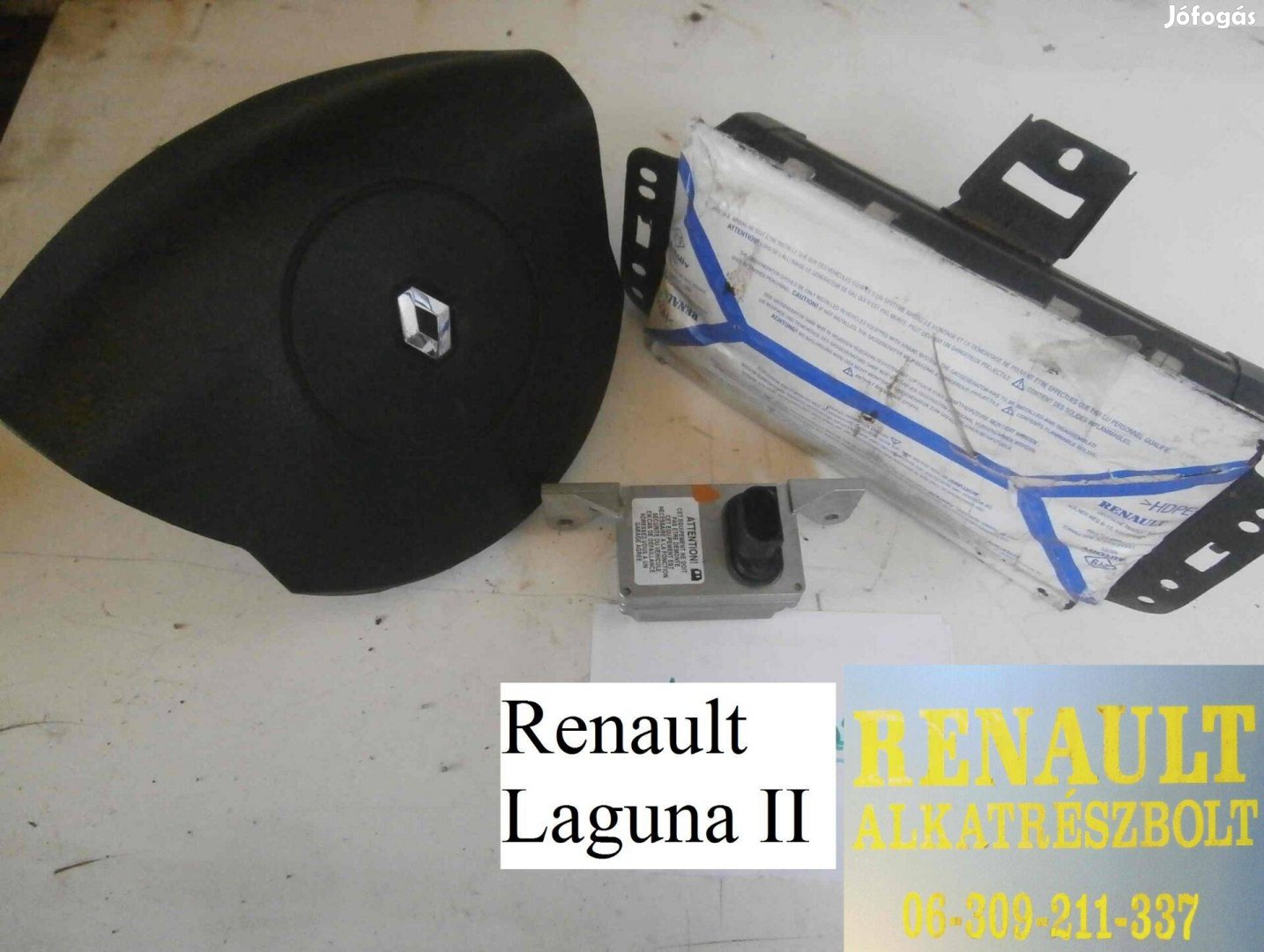 Renault Laguna II. komplett légzsák szett