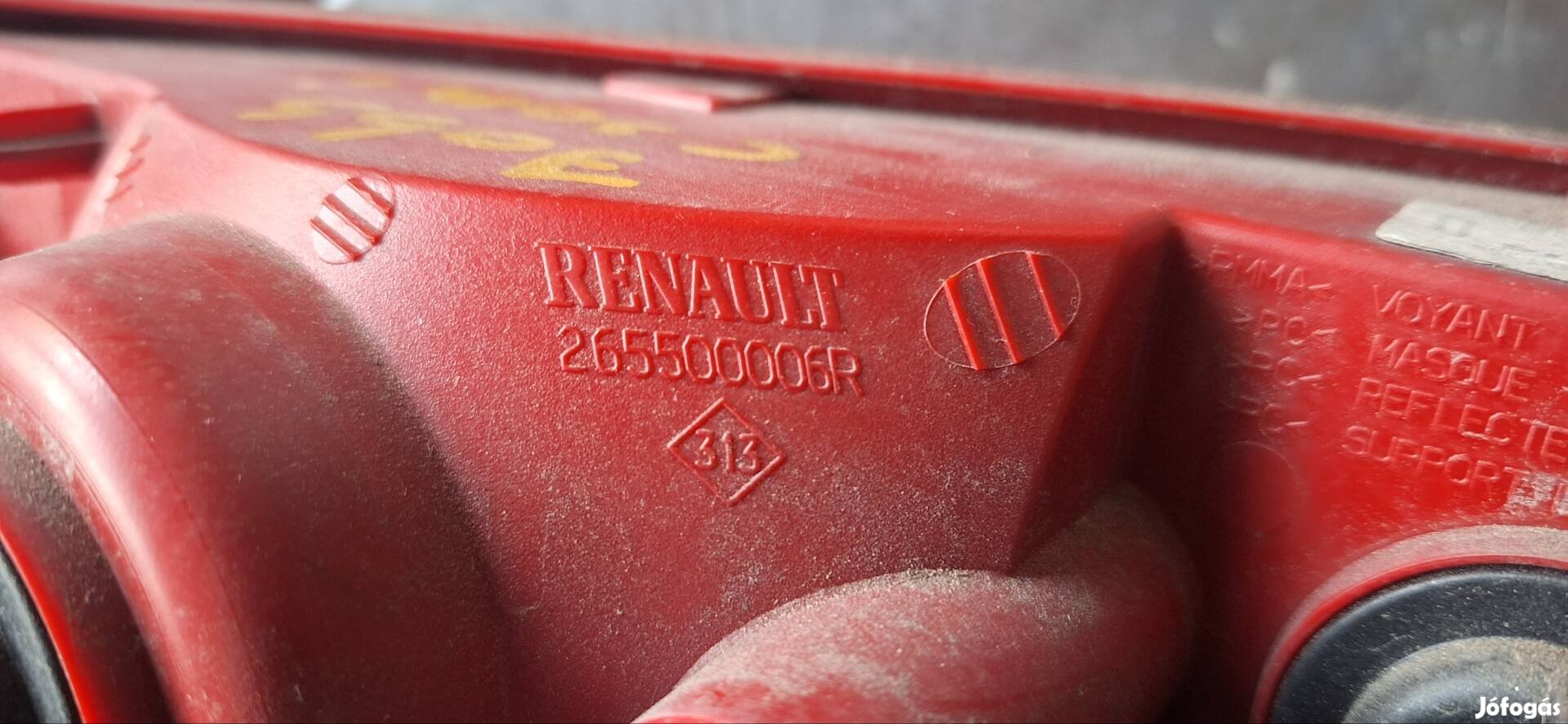 Renault Laguna coupe hátsó lámpa 265500006R