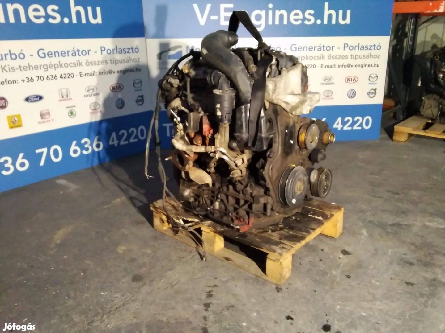 Renault M9TB670 komplett bontottmotor 2,3 DCI