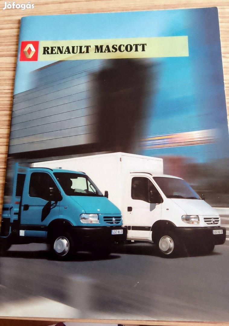 Renault Mascott kisteherautó (2002) magyar prospektus, katalógus.
