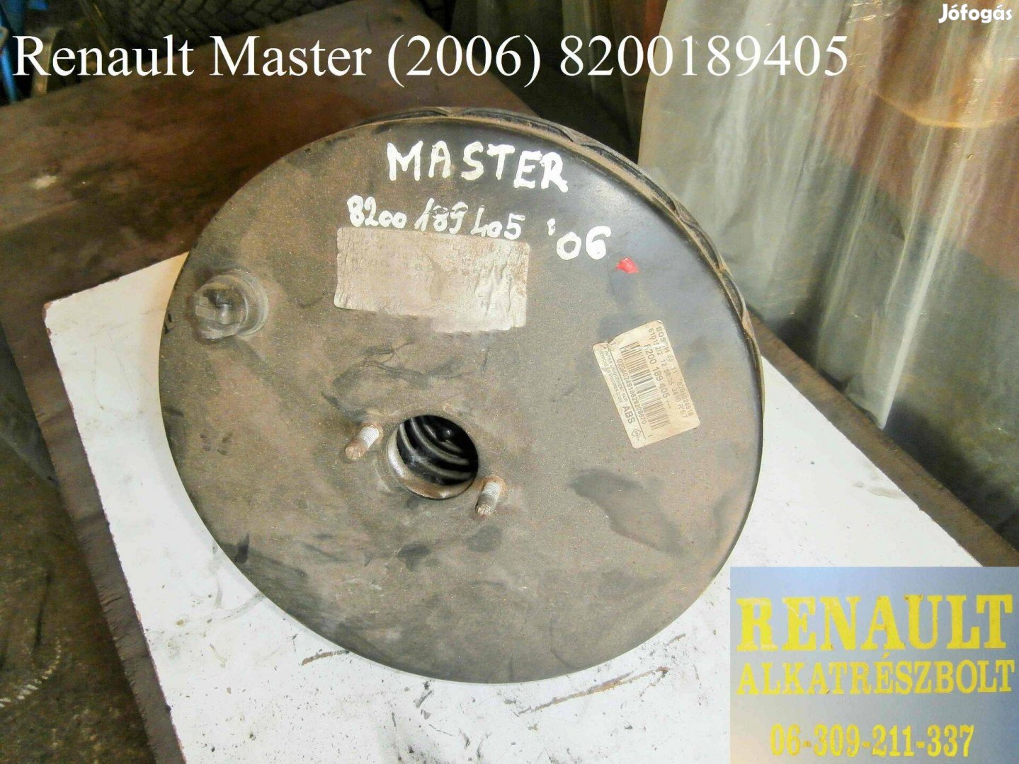 Renault Master 2006 8200189405 Fék-szervódob