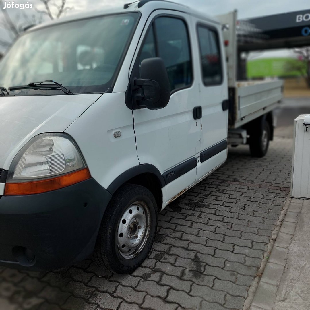 Renault Master 2,5 dci 7 személyes Platós 