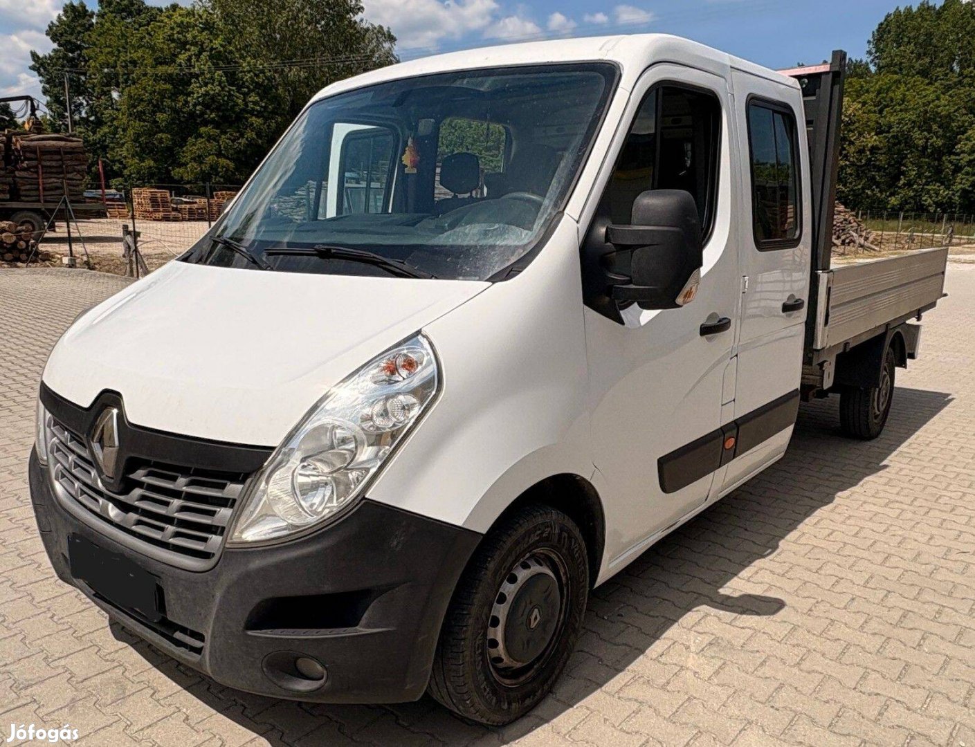 Renault Master Duplakabinos, platós