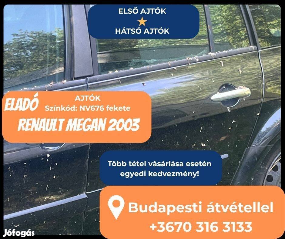 Renault Megan alkatrészek - pontos árakért telefonálj!