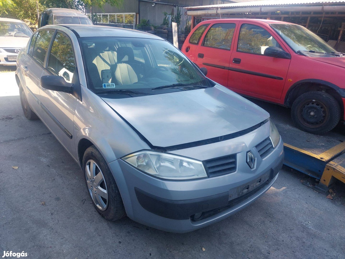 Renault Megane 2 karosszéria elemei kék ezüst