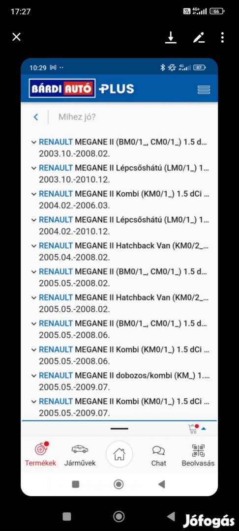 Renault Megane 2 lengéscsillapító! 