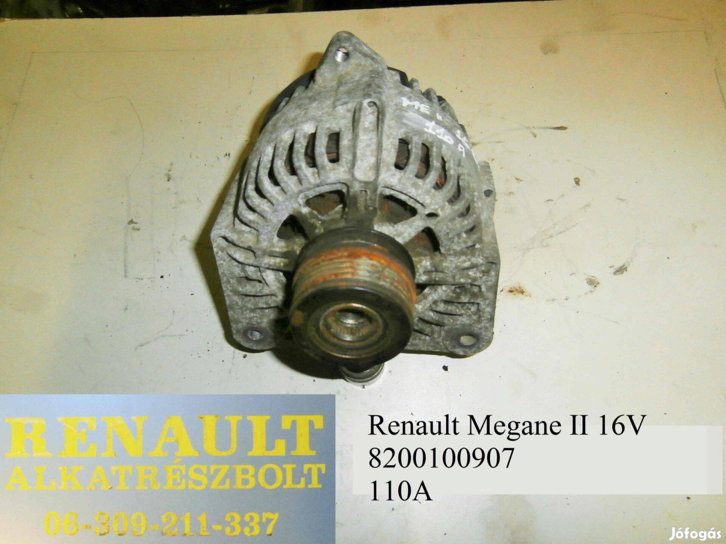 Renault Megane II 16V 110 A 8200100907 generátor