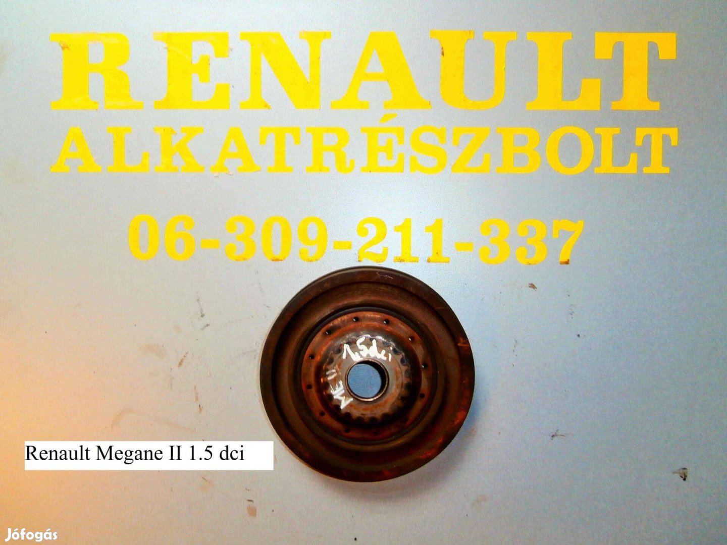 Renault Megane II 1.5 dci főtengely ékszíjtárcsa
