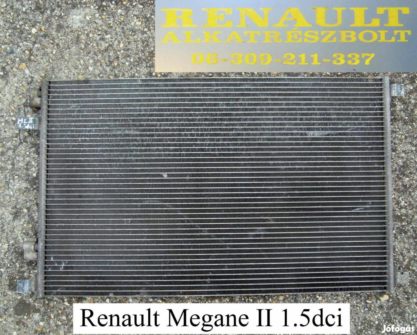 Renault Megane II 1.5dci klímahűtő