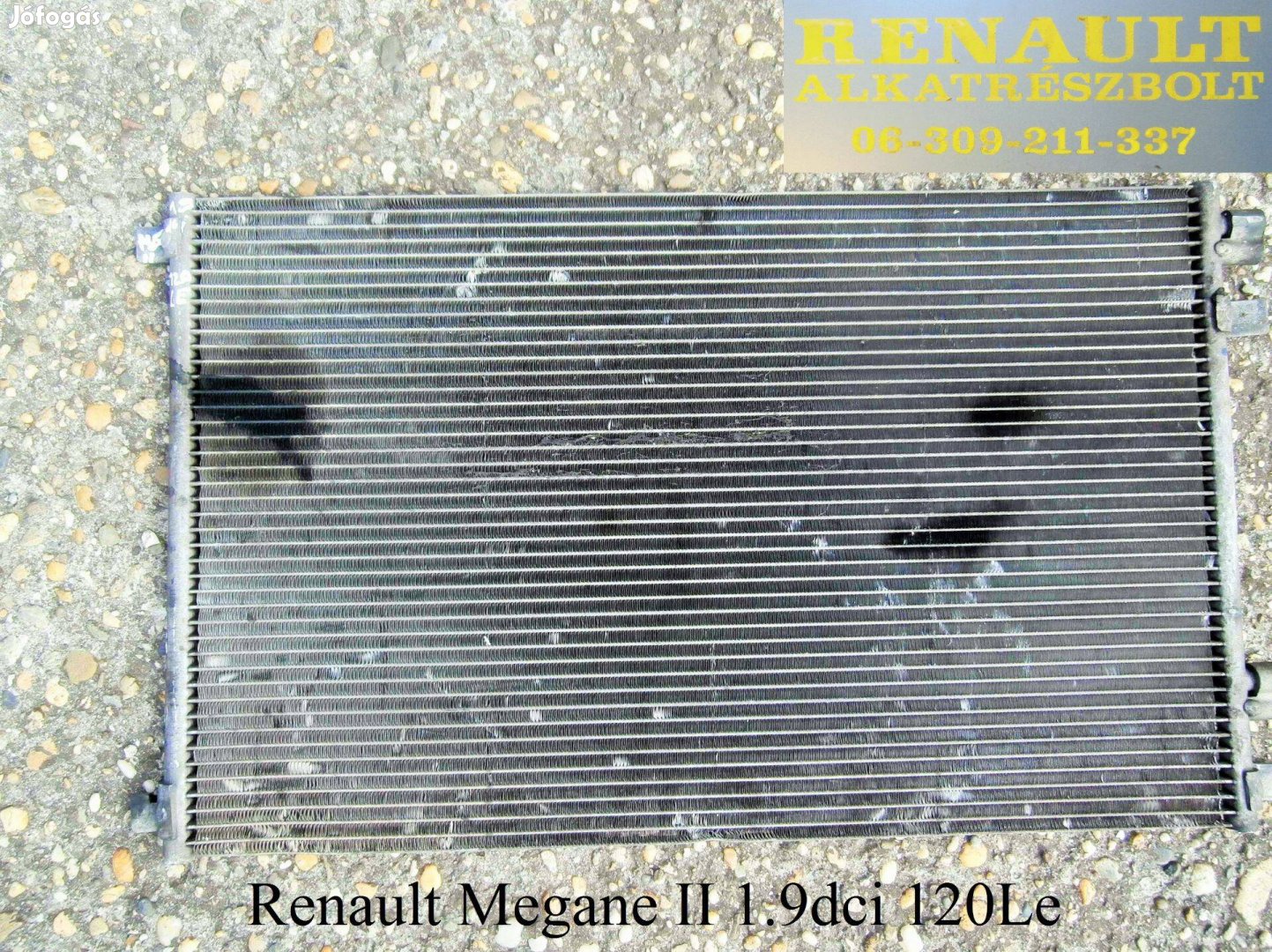 Renault Megane II 1.9dci 120Le klímahűtő