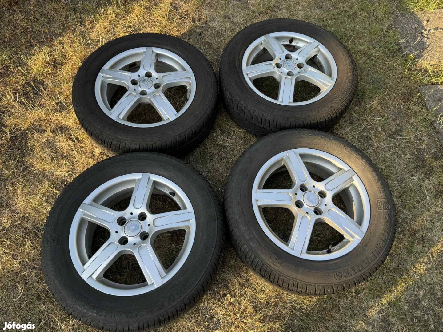 Renault Megane II 4x100 kerekek 205/60 R16 gumikkal komplett