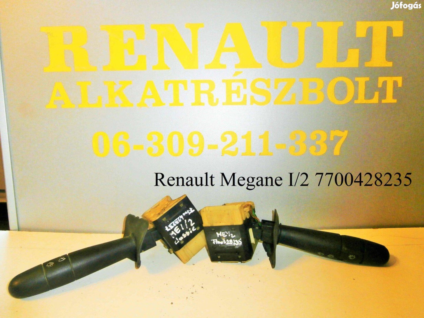 Renault Megane I/2 ablaktörlő kapcsoló