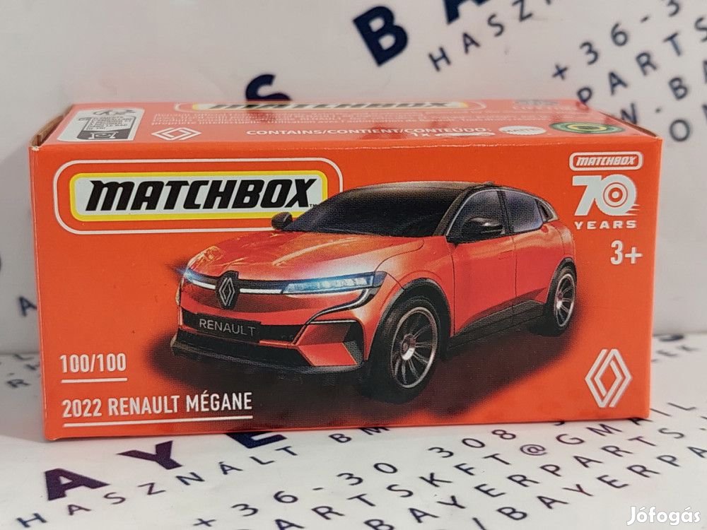 Renault Mégane Megane (2022) - 100/100 -  Matchbox - 1:64