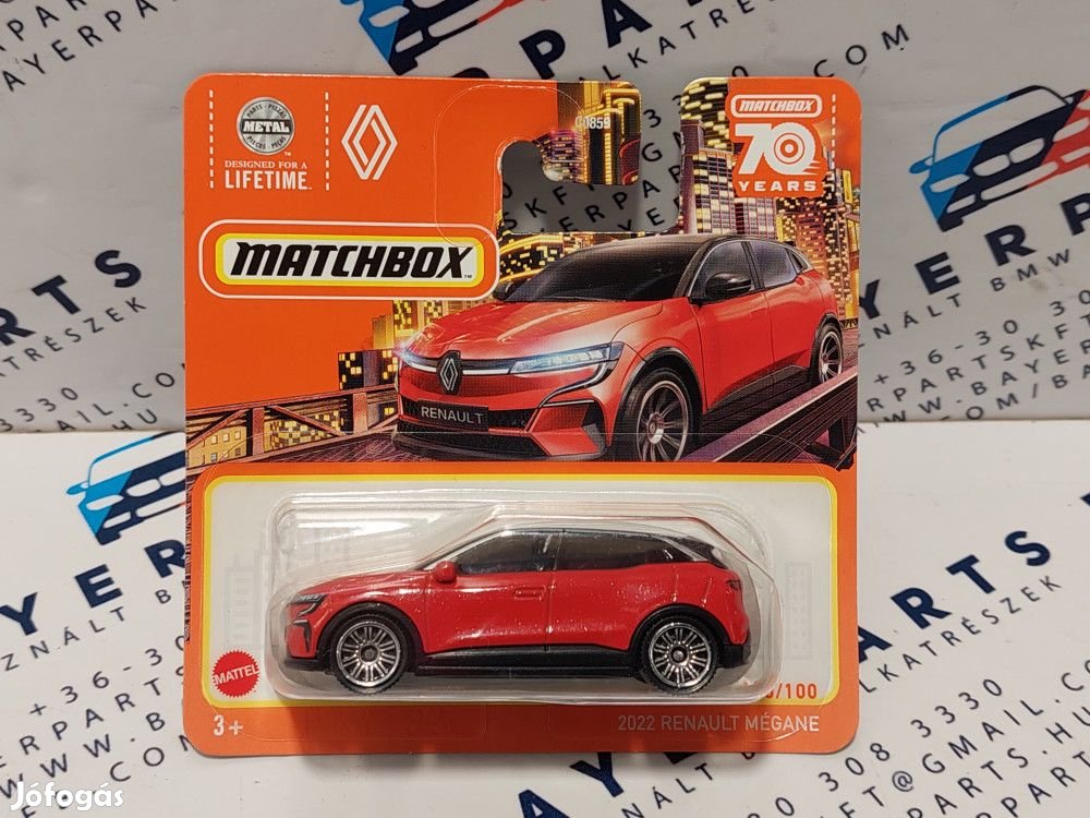 Renault Mégane Megane (2022) - 100/100 - bliszteres -  Matchbox - 1:6