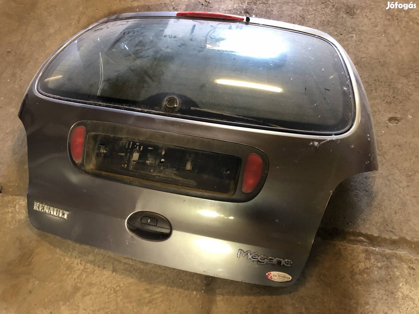 Renault Megane Scenic csomagtér ajtó grafit szürke 