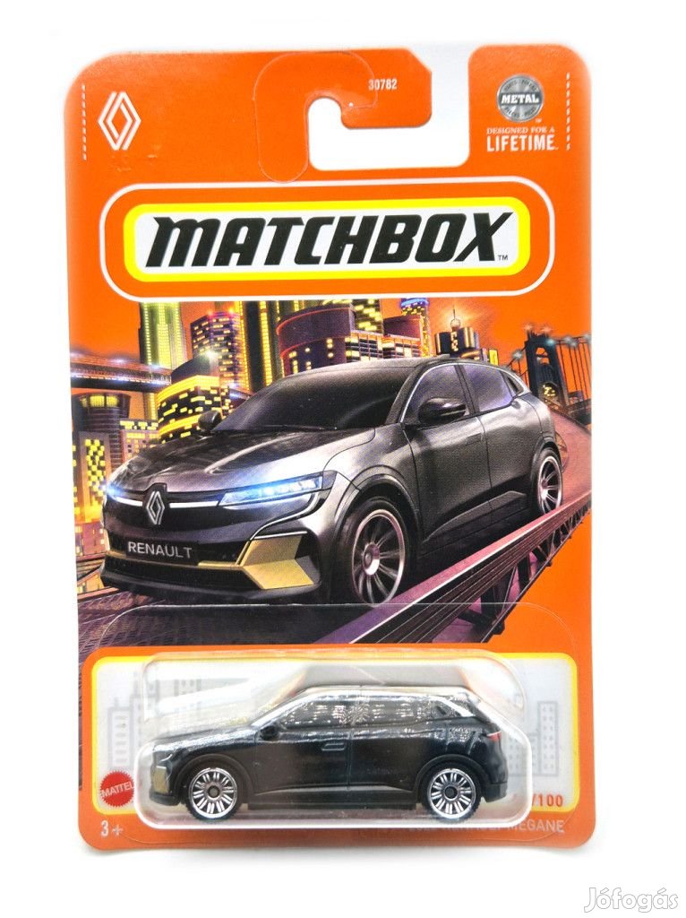 Renault Megane (2022) - 2024 82/100 - hosszú kártyás -  Matchbox - 1: