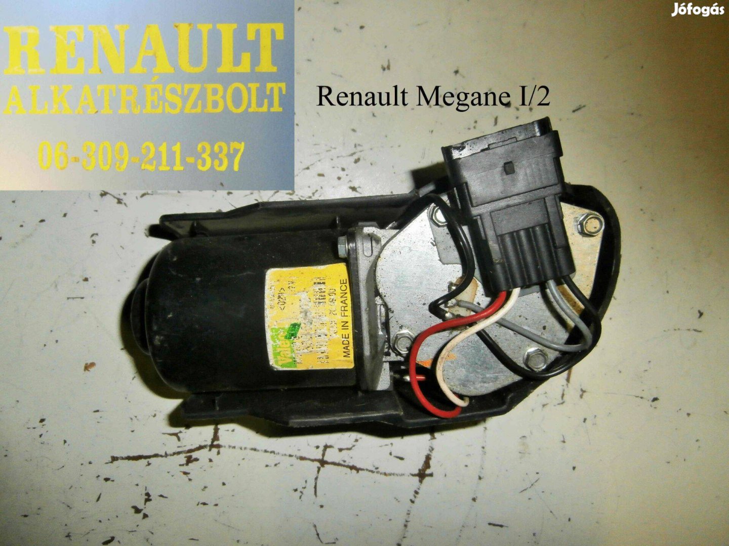 Renault Megane ablaktörlő motor 2000-2003