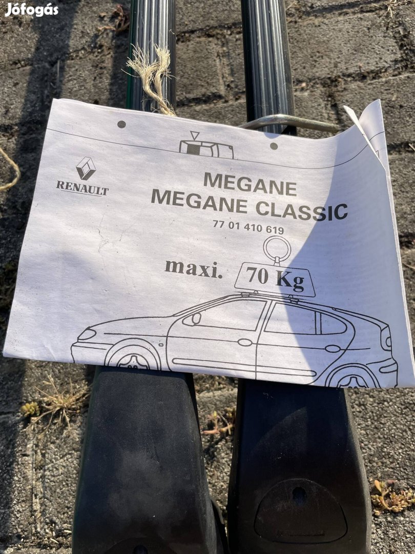 Renault Megane tetöcsomagtartó, kereszttartó