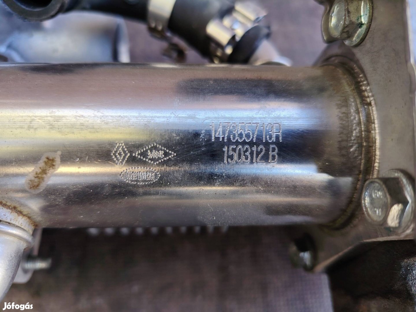 Renault Nissan Dacia EGR hűtő , szelep 147355713R