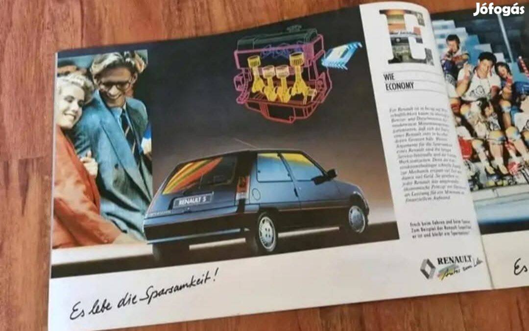 Renault Program Prospektus 1987 5 9 11 21 25 Espace Alpine