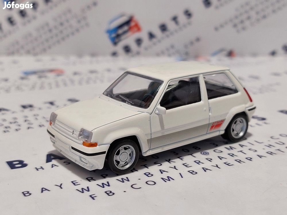 Renault R5 Supercinque GT - fehér (1988) -  Norev - 1:43