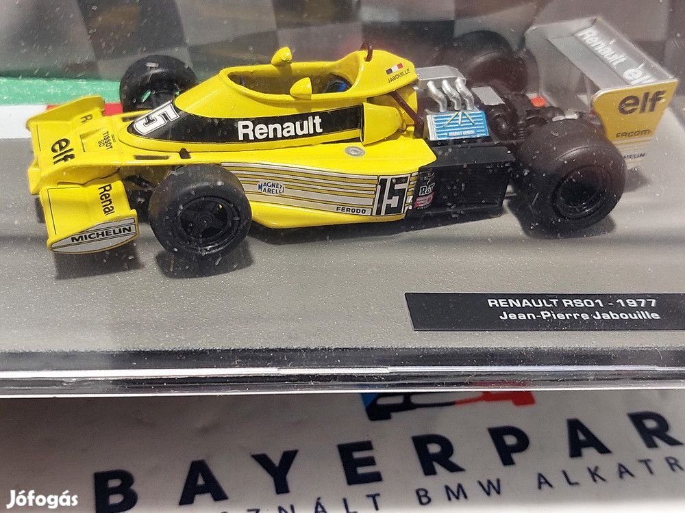 Renault RS01 F1 #15 (1977) - Jean-Pierre Jabouille -  Altaya - 1:43