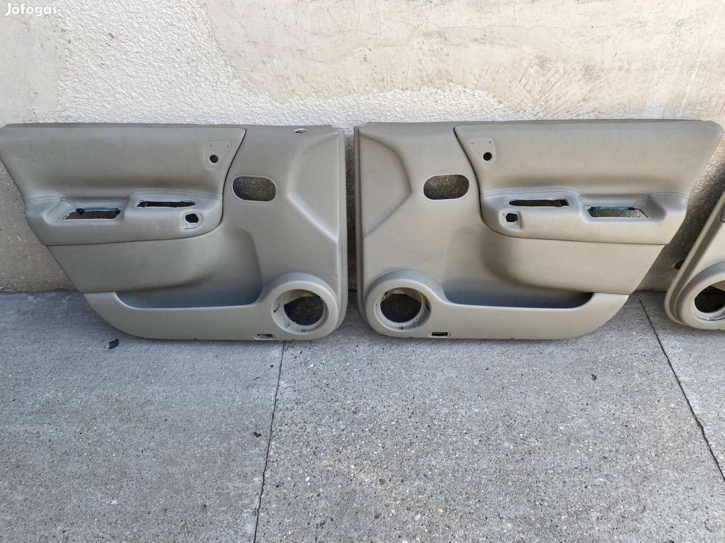 Renault Scenic 2 bőr ajtókárpit szett bézs 2003-2009