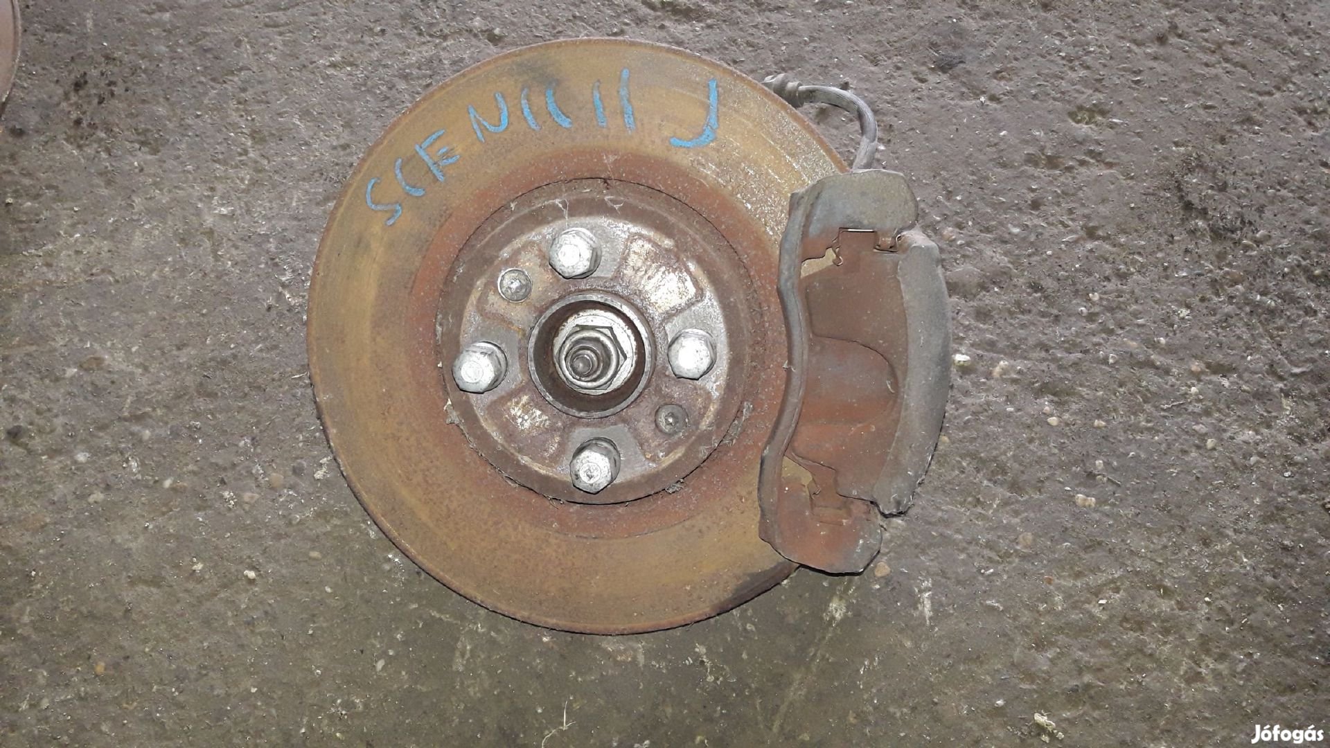 Renault Scenic II Jobb Első Csonkállvány Kerékaggyal