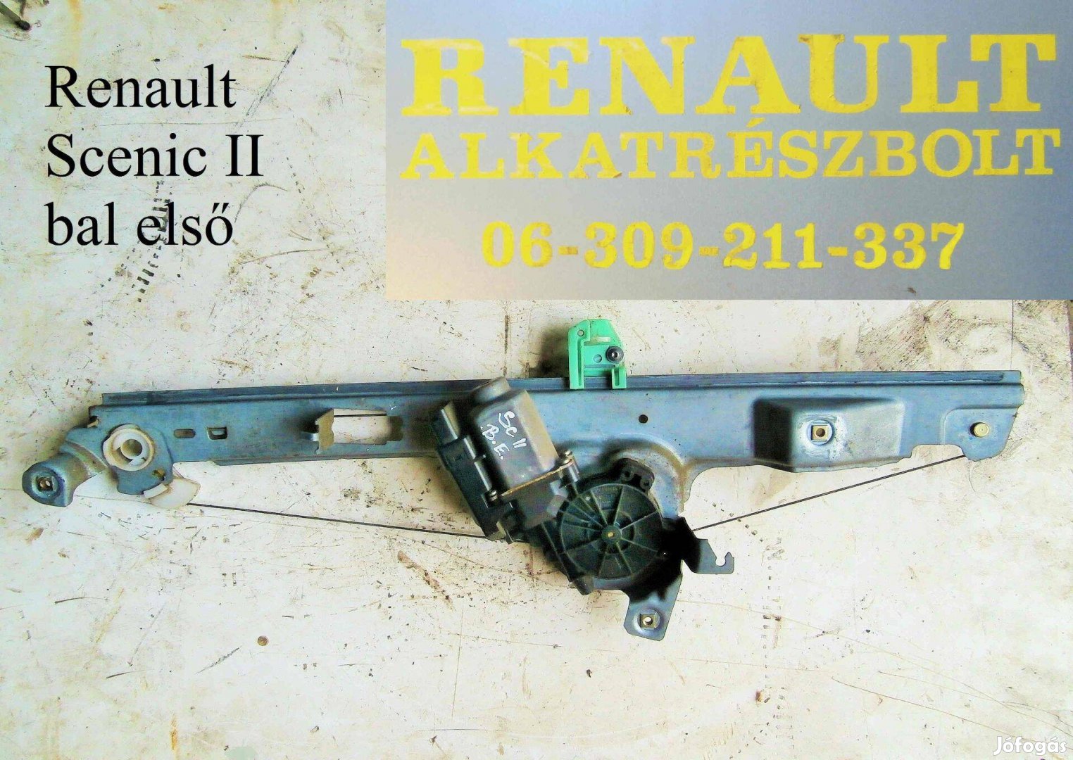 Renault Scenic II bal első ablakemelő