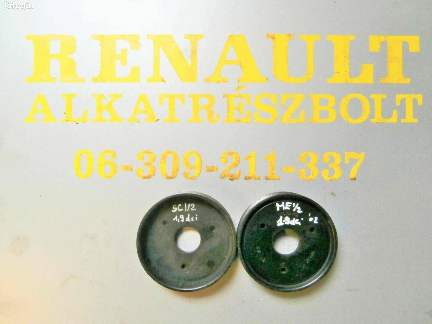 Renault Scenic I/2, Megane I/2 2002-től1.9dci 7700105711B szervótárcsa